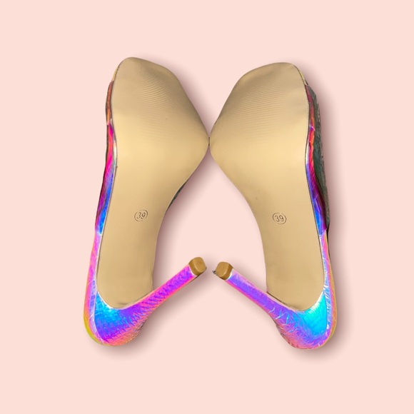 PVC Iridescent Heels - Picture 3 of 5